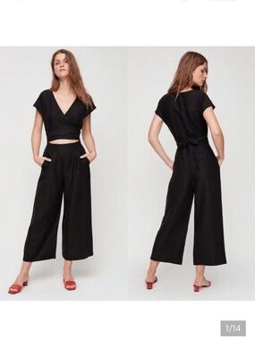Aritzia Brax jumpsuit size 00 Black